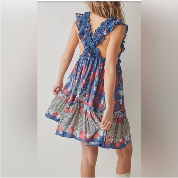 Free People Bali Wild Daisy Slip Dress - Picture 2 of 2